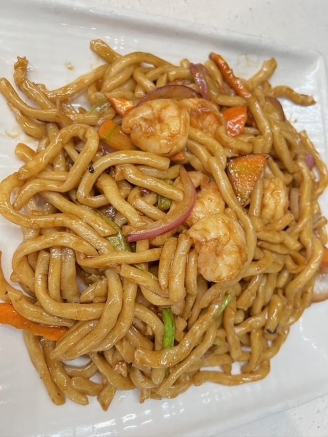 75 虾粗面 SHRIMP CHOW MEIN.