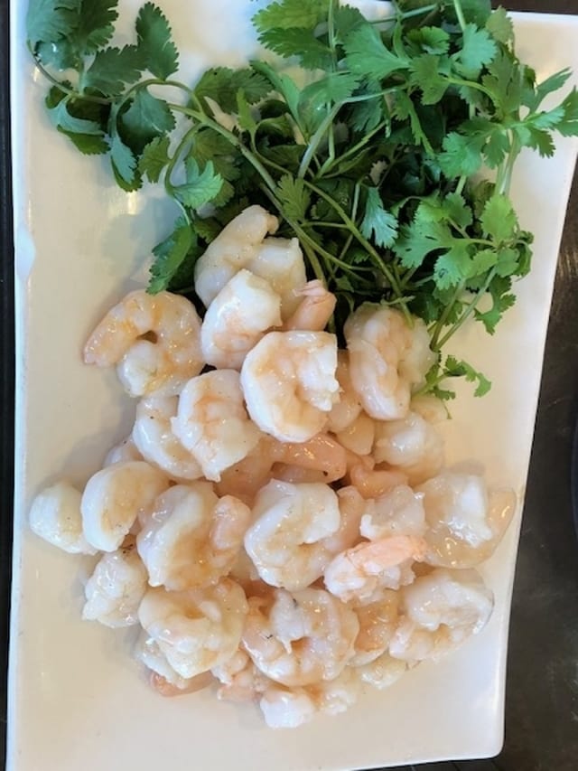 109 清炒虾仁 STIR FRY SHRIMP.