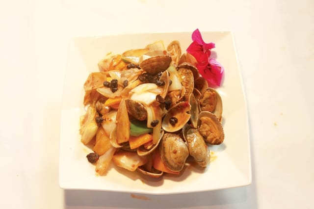 116 豉椒蚬 BLACK BEAN SAUCE WITH CLAMS.