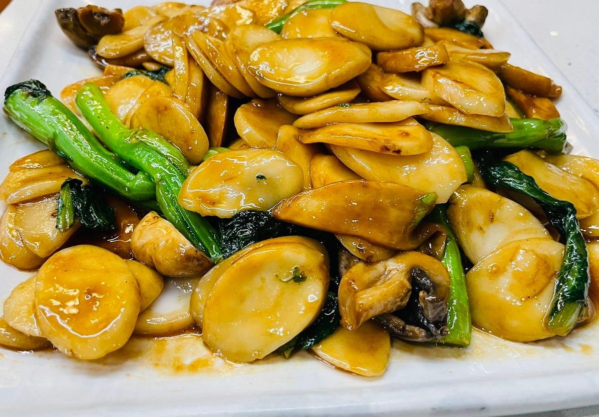 58 素菜炒年糕 VEGETARIAN WITH RICE CAKE