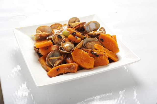 120 南瓜蚬 PUMPKIN WITH CLAMS.
