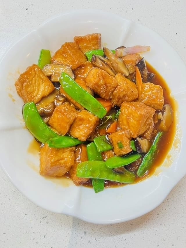 133 红烧豆腐 TOFU WITH BROWN SAUCE.